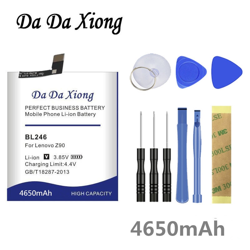 Da Xiong 4550mAh BL246 batería para Lenovo Vibe Shot vibración máxima Z90 Z90-3 Z90-7 para Lenovo Z90 batería
