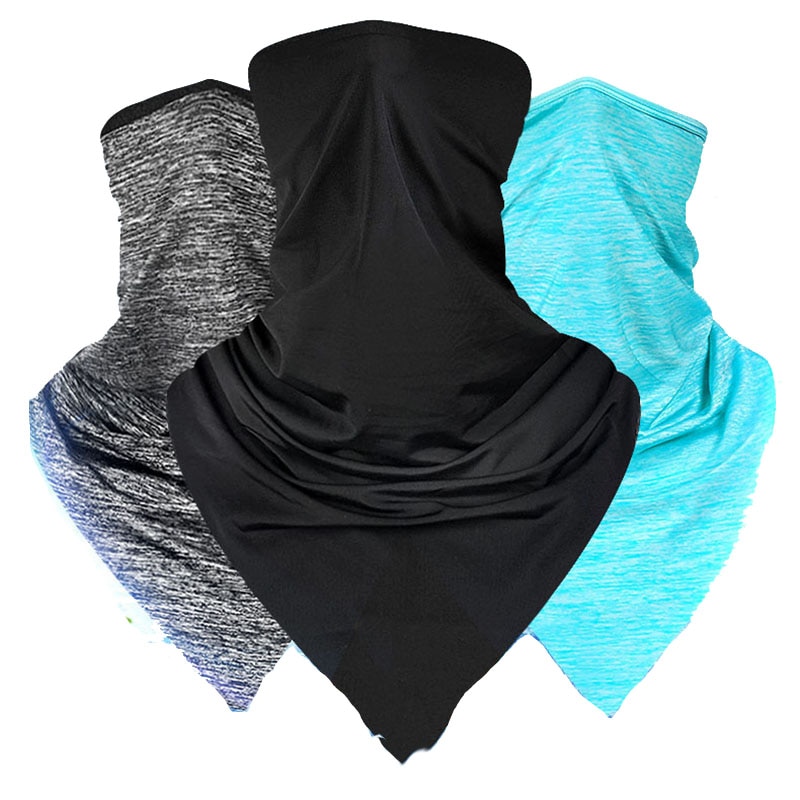 Sports de plein air casquettes de vélo écharpe cyclisme Bandana équipement de vélo chapeaux Ride cou masque vélo Triangle bandeau écharpe