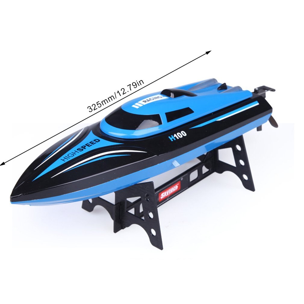 Lancha motora con Control remoto para niños, barco de carreras de alta velocidad, juguete de lancha motora refrigerada por agua, modelo educativo