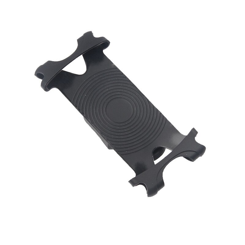 Bicycle Phone Holder Bike Motocycle Smartphone Support Aluminum Alloy Silicon Adjustable MTB Road Cycling Handlebar Mount Stand: Black