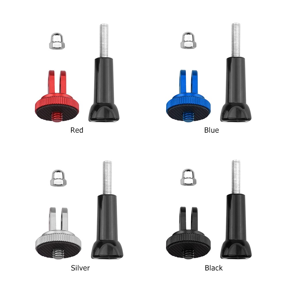 Adattatore per vite da 1/4 pollici con attacco in lega di alluminio per Action Camera per connettore Insta 360 ONE X2/X treppiede per Selfie