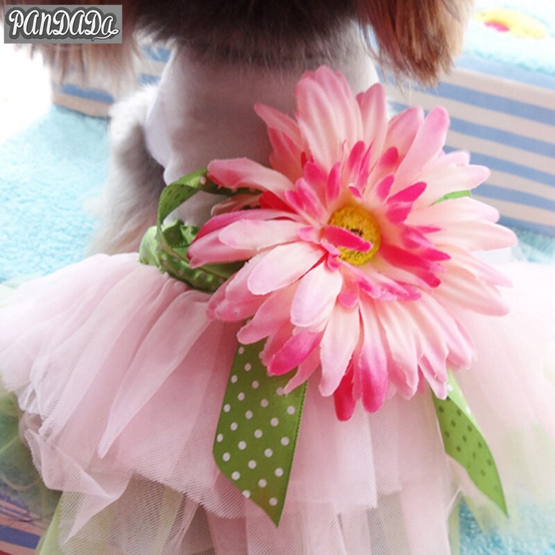 Forår sommer kronblade handel mærke pandada petpet hund kjole clothestutu kjoler