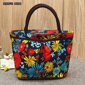 Doppel Schicht Bento Box Tasche Stall Versorgung von Waren Casual Windel Tasche Wildleder Handtasche der Frauen Handtasche