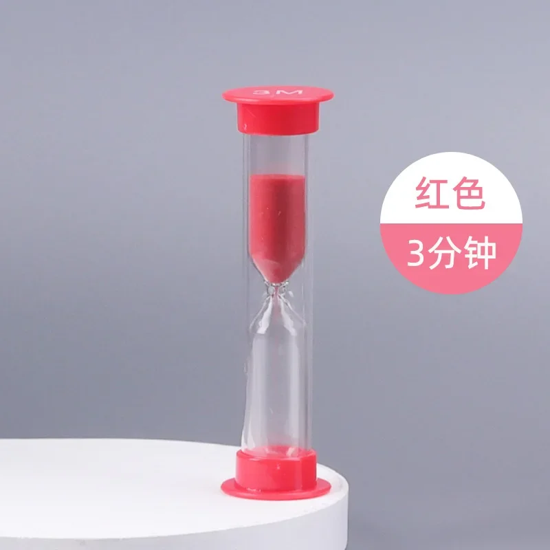 2/3/5/10 Minuten Bunte Sanduhr Sanduhr Sanduhr Timer Sanduhr Dusche Timer Zähneputzen Timer Kinder Hause Dekore: Rot