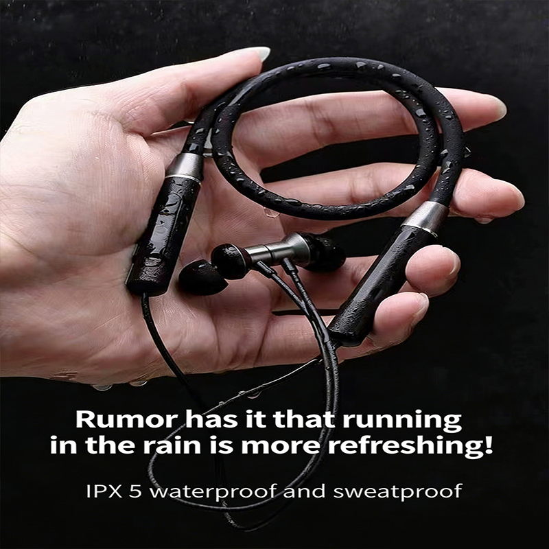 Wireless 5.0 Stereo Surround Headphone Magnetic Bluetooth Sport Neck-hanging Earbuds Waterproof Magnetic With Mic TWS Earbuds