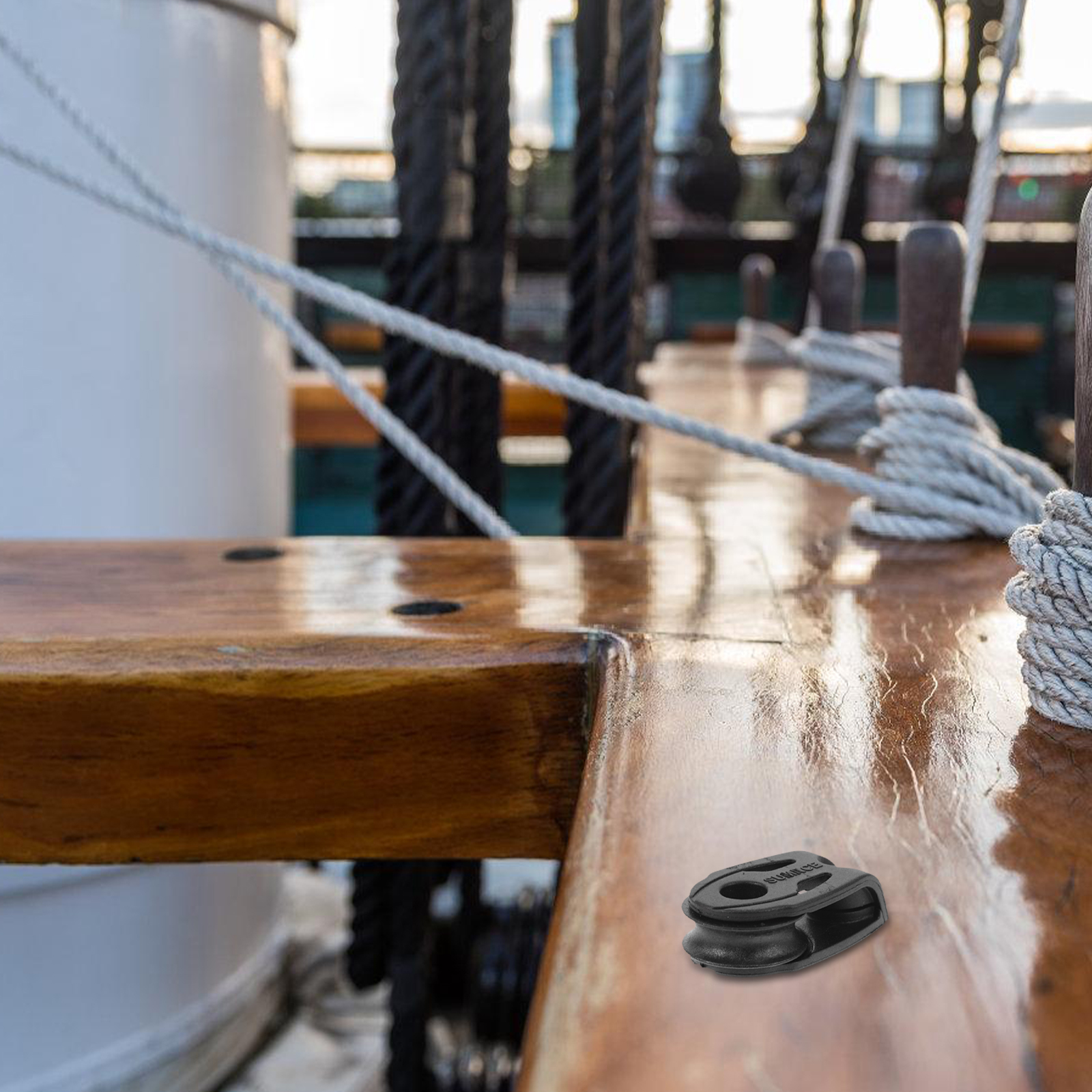 Accessorio per puleggia per barca, blocco di vela, cavo di sollevamento per barca a vela per palestra con sistema in nylon