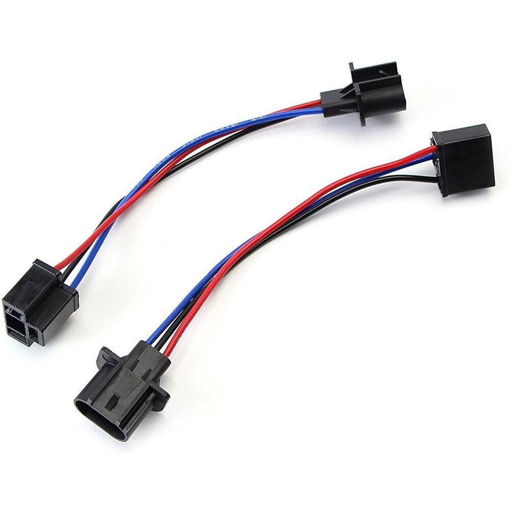 2pcs H4 9003 Male to H13 9008 Female Pigtail 7inch Led Headlight Conversion Cable Wiring Harness Adapters