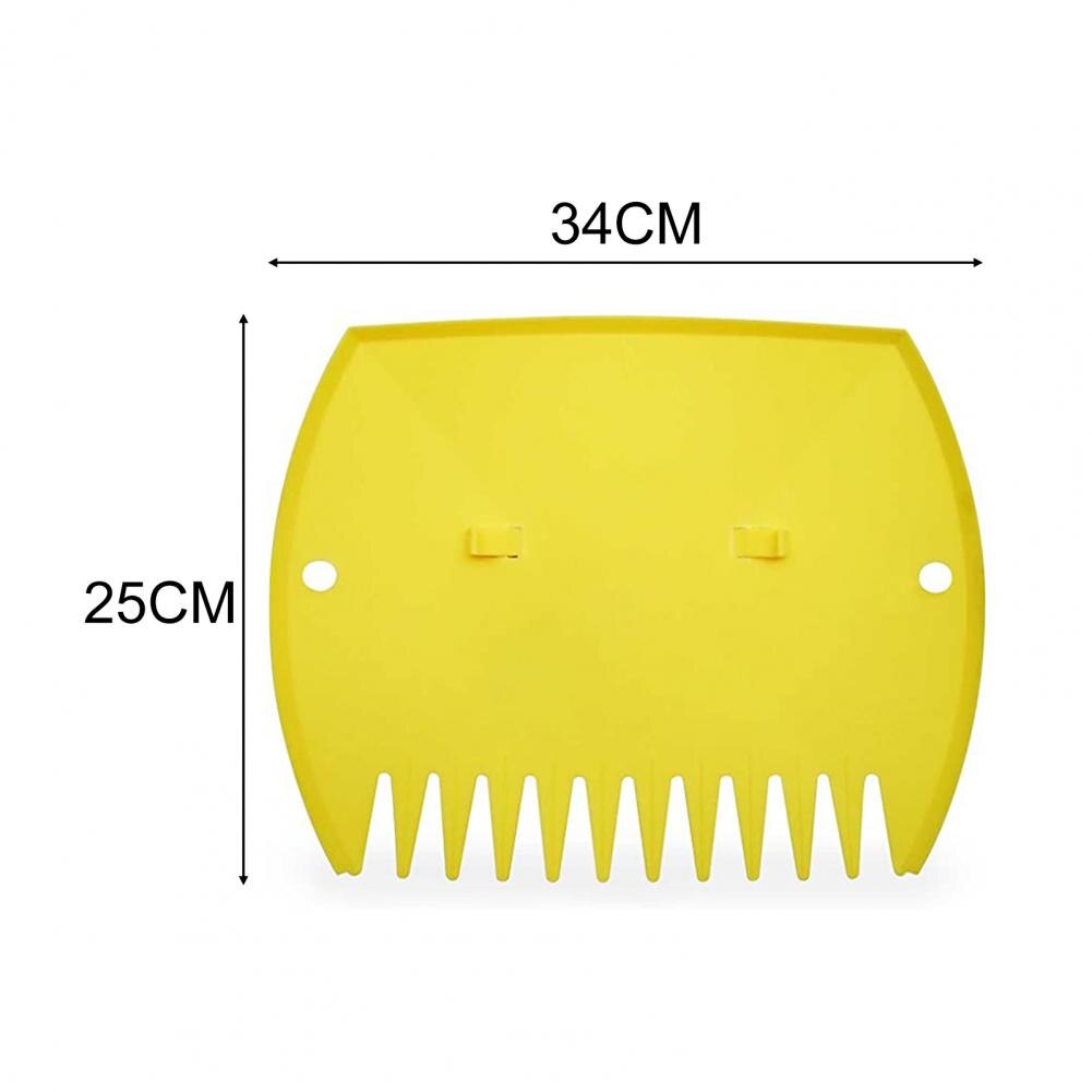1 Pair Leaf Scoop Portable Multiple Use PP Garden Cleaning Leaf Scoop for Collecting