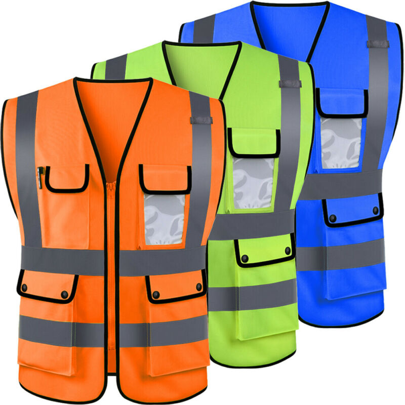 neueste Arbeiter Hohe Sichtbarkeit Sicherheit Weste Jacke Nacht Sicherheit Reflektierende Weste