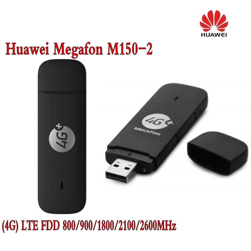 Unlocked Huawei E3372 M150-2 150 Mbps 4G FDD 800/900/1800/2100/2600 MHz USB draadloze Modem 3G Mobiele Breedband PK E3276s-150