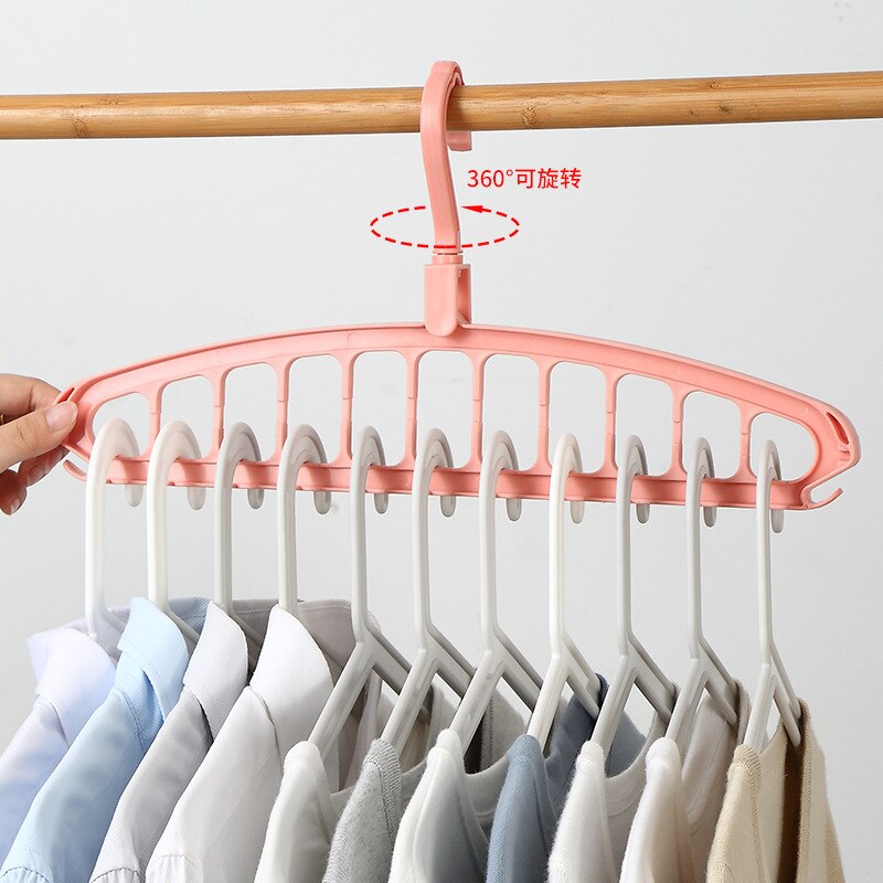 Nuttig Space Saver Wonder Magic Kleerhanger Kast Rekken Organizer Opknoping Jas Jurk Haken