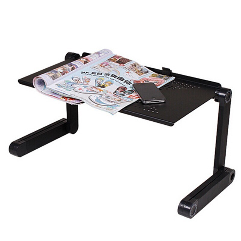 Kreatywny zeszyt aluminium łóżko składane losowy stół dormitorium artefakt regał wspornik dla leniwych biurko komputerowe WF610232