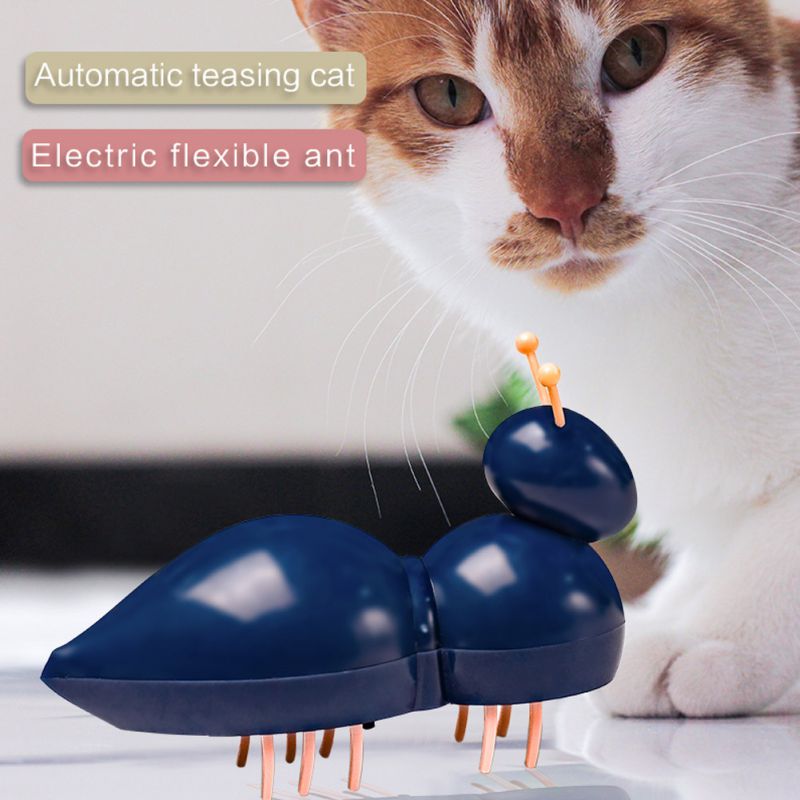 Interactieve Emulatie Mier Kat Speelgoed Automatische Elektronika Leuke Mier Kat Teasering Spelen Kitten Speelgoed Voor Katten Honden Dierbenodigdheden