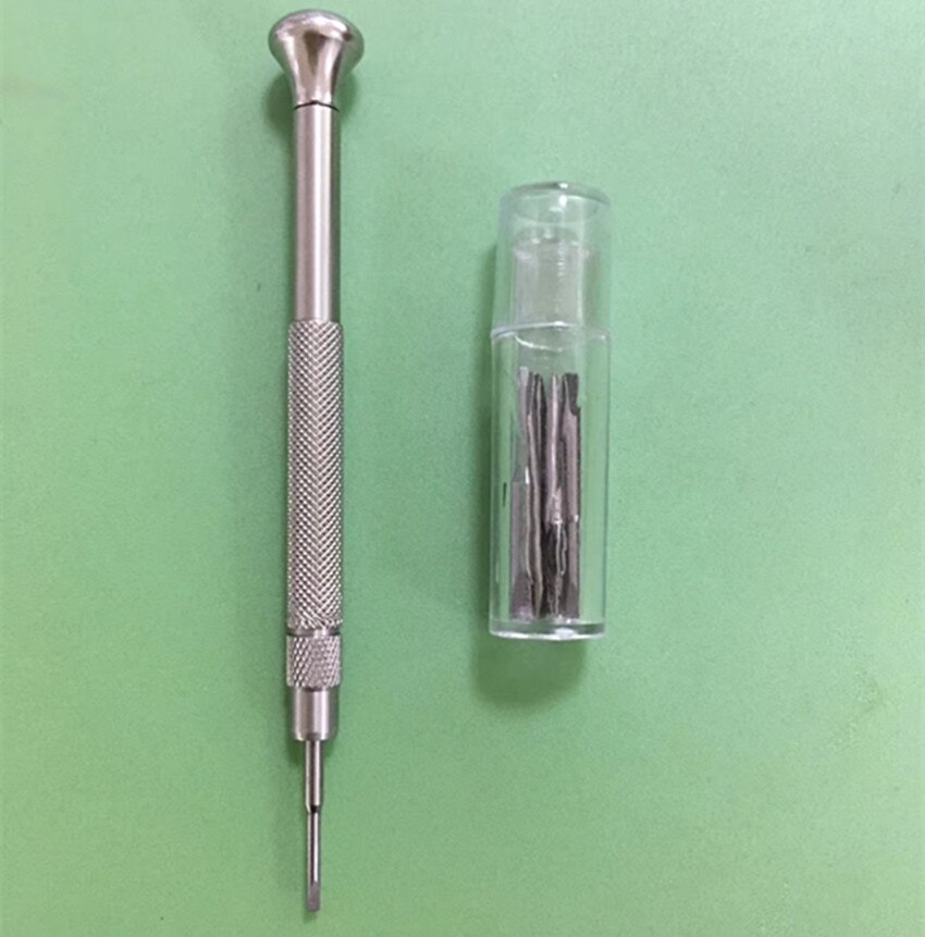 KWONG YUEN CHINA Made Micro Flat Head Screwdriver in millimeter slot type screwdriver TO repair the watch