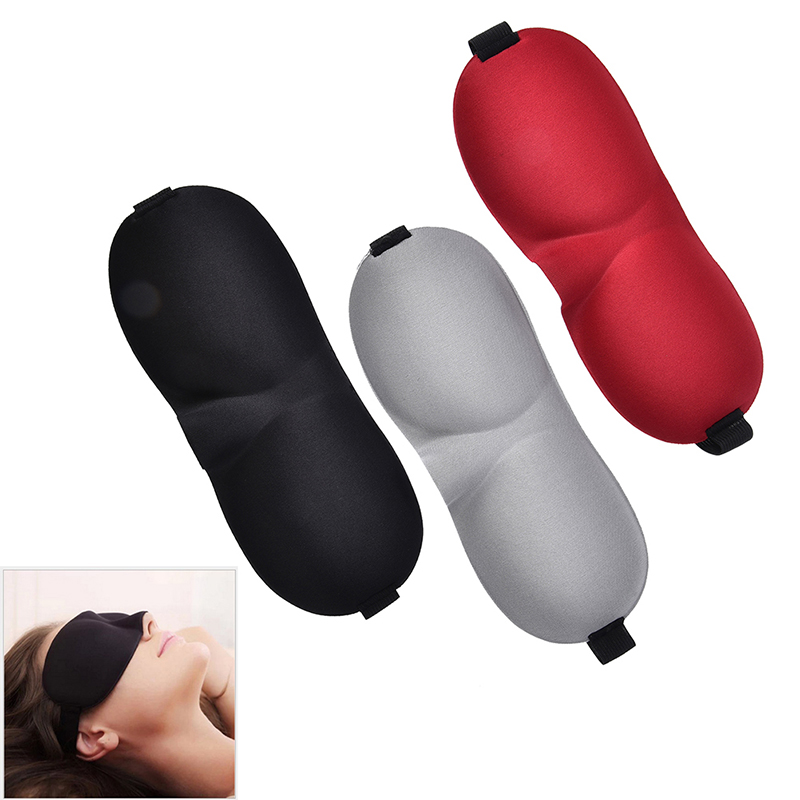 1 stuk zachte blinddoek reis ooglapje 3d slaapmaskers natuurlijk slaapmasker oogmasker oogkapje schaduw ooglapje vrouwen mannen