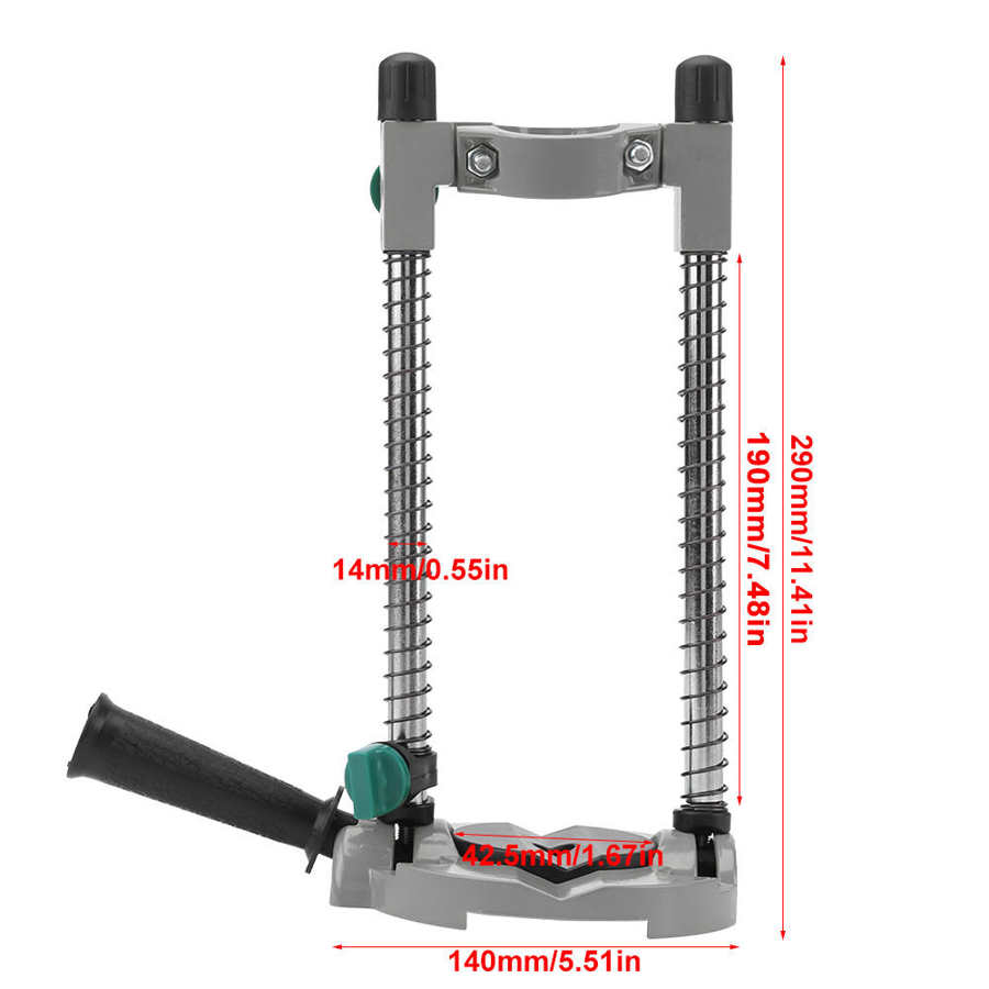 Adjustable Angle Drill Guide Stand Positioning Bracket for Electric Drill