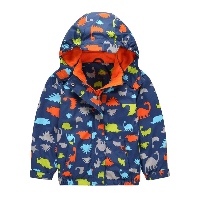 Jongens Jas Warme Waterdichte Lente Herfst Winddicht Jassen Kids Jassen Kinderen Hooded Dubbeldeks Polar Fleece Jassen: Blauw / 11