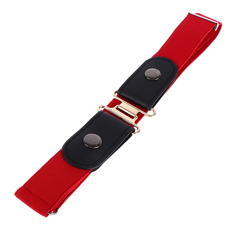 Women Buckle Stretch Belt Belt Invisible Elastic Waist Belt Unisex Jeans Pants: 6