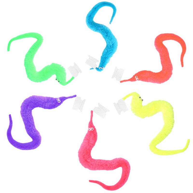 3/5/10Pcs Worm Zachte Leuke Rups Speelgoed Kid Truc Klassieke Speelgoed Rups Speelgoed Street Magic Props kerstcadeau