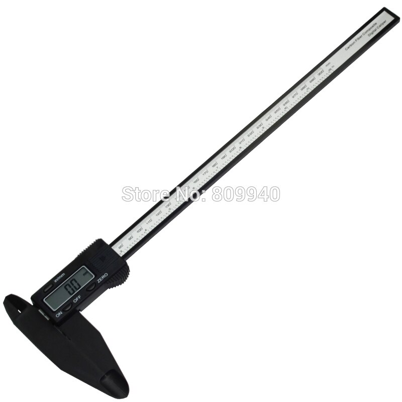 300mm 12 inch LCD Digital Electronic Carbon Fiber Vernier Caliper Gauge Micrometer Measuring Tool Ruler Digital Calipers
