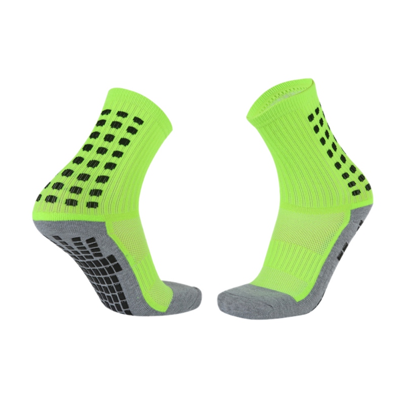 Fußballsocken für herren (erwachsene) mit genoppter gummisohle, rutschfest, für training, basketball und andere sportarten, atmungsaktiv