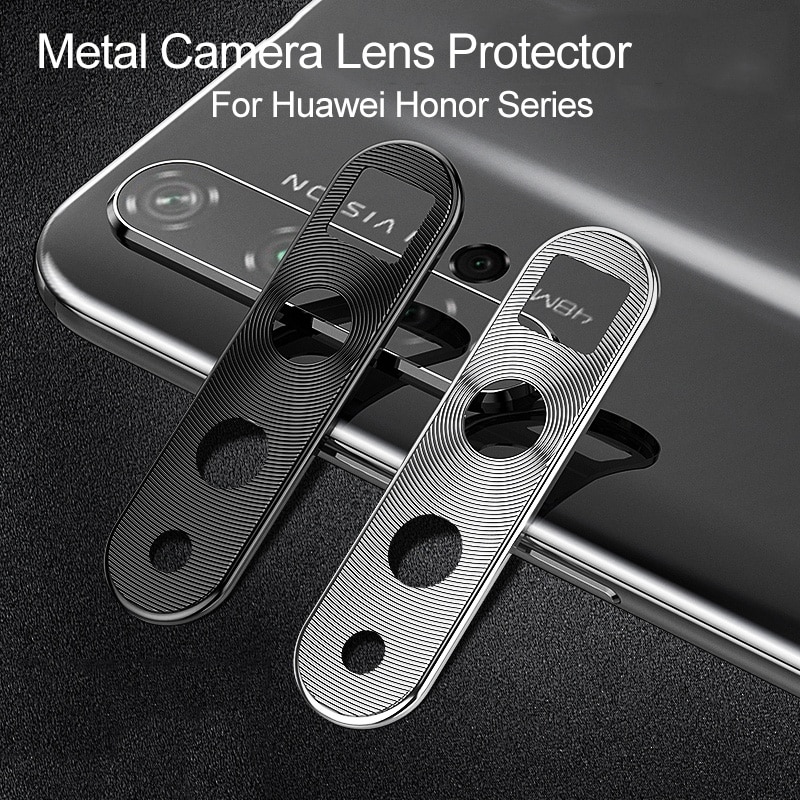 Funda protectora de cámara para Honor 20 funda para Huawei Honor 20 Pro 20i Magic 2 Nova 4 4E 3i 3E 3 funda de Metal para lente de teléfono