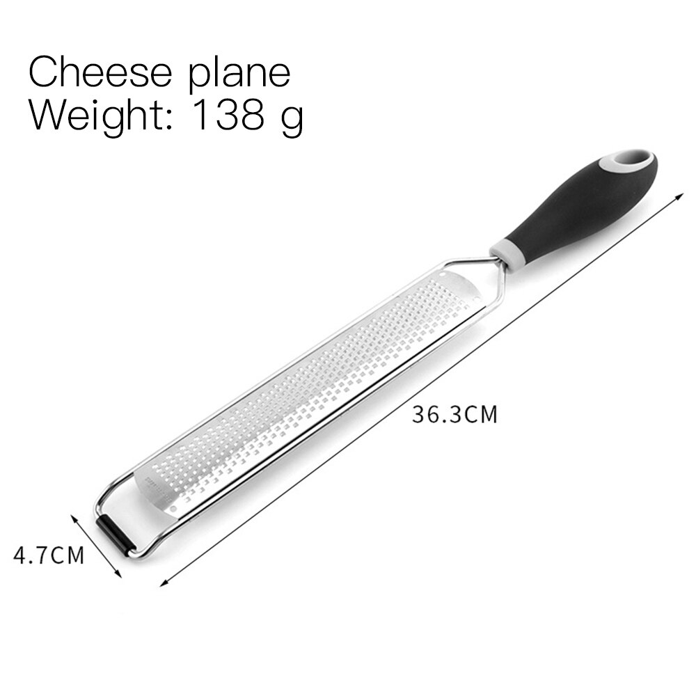 Multifunctional Stainless Steel Cheese Grater Lemon Fruit Peeler Avocado Micro Planer Vegetable Tool Kitchen Gadget: B
