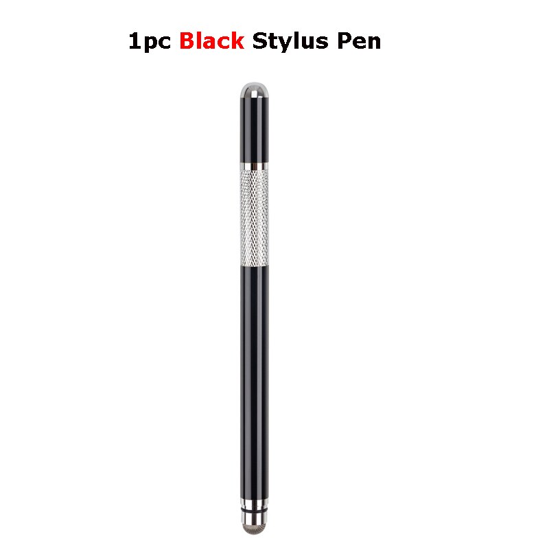 2in1 Stylus Pen For Apple Tablet Touch Pen For Capacitive Screen Drawing Pencil For Iphone Mobile Notebook Writting Caneta: Black