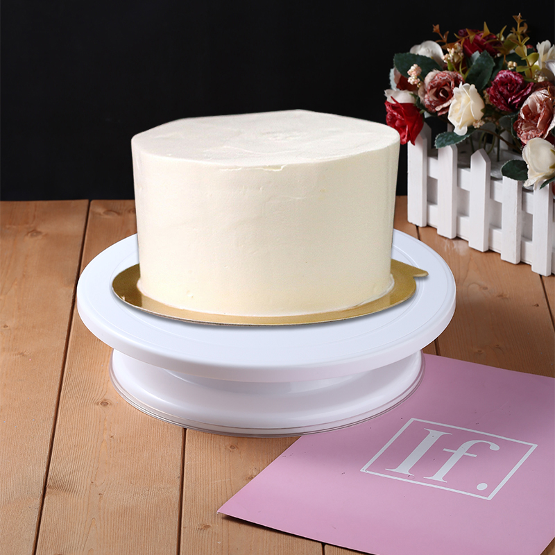 8 Inch Rotating Cake Stand Birthday Cake Turntable Decorating Icing Rotating Revolving Display Rack DIY Dessert Baking Tool