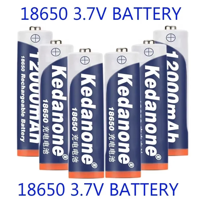 18650 Oplaadbare Batterij 3.7V 18650 12000mAh Capaciteit Oplaadbare Li Batterij Voor Zaklamp Zaklamp Batterij