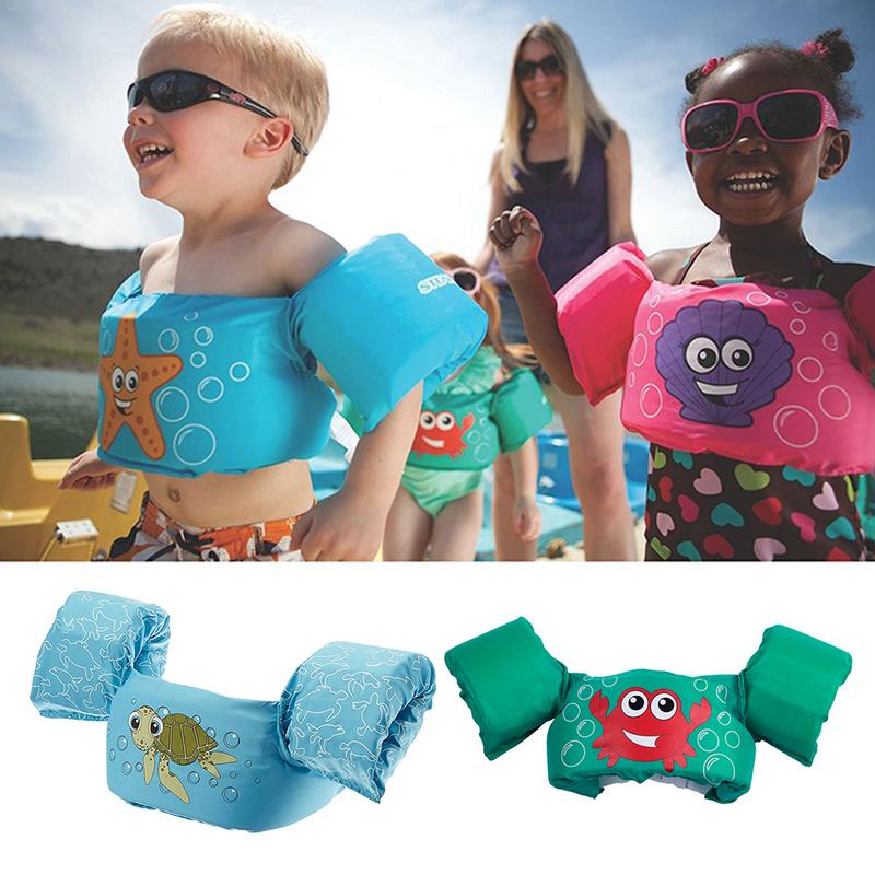 Barns badkläder flytkläder babys simarm skum drivande kläder sommar simning flytande baddräkt för barn