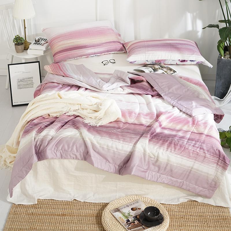 London Bridge Eiffeltoren print Ultra Zachte Katoenen Dekbed Dekbed Beddengoed Comfortabel Ademend Bed Cover Queen size: Only 2Pcs Pillowcase / Color 7