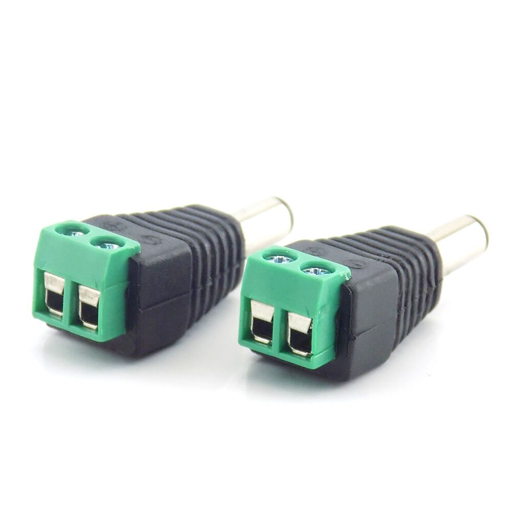 1pc Bnc Male Connector DC Male Connector Adapter Power Supply BNC Plug DC Adapter for CCTV Surveillance Camera Bnc CCTV system