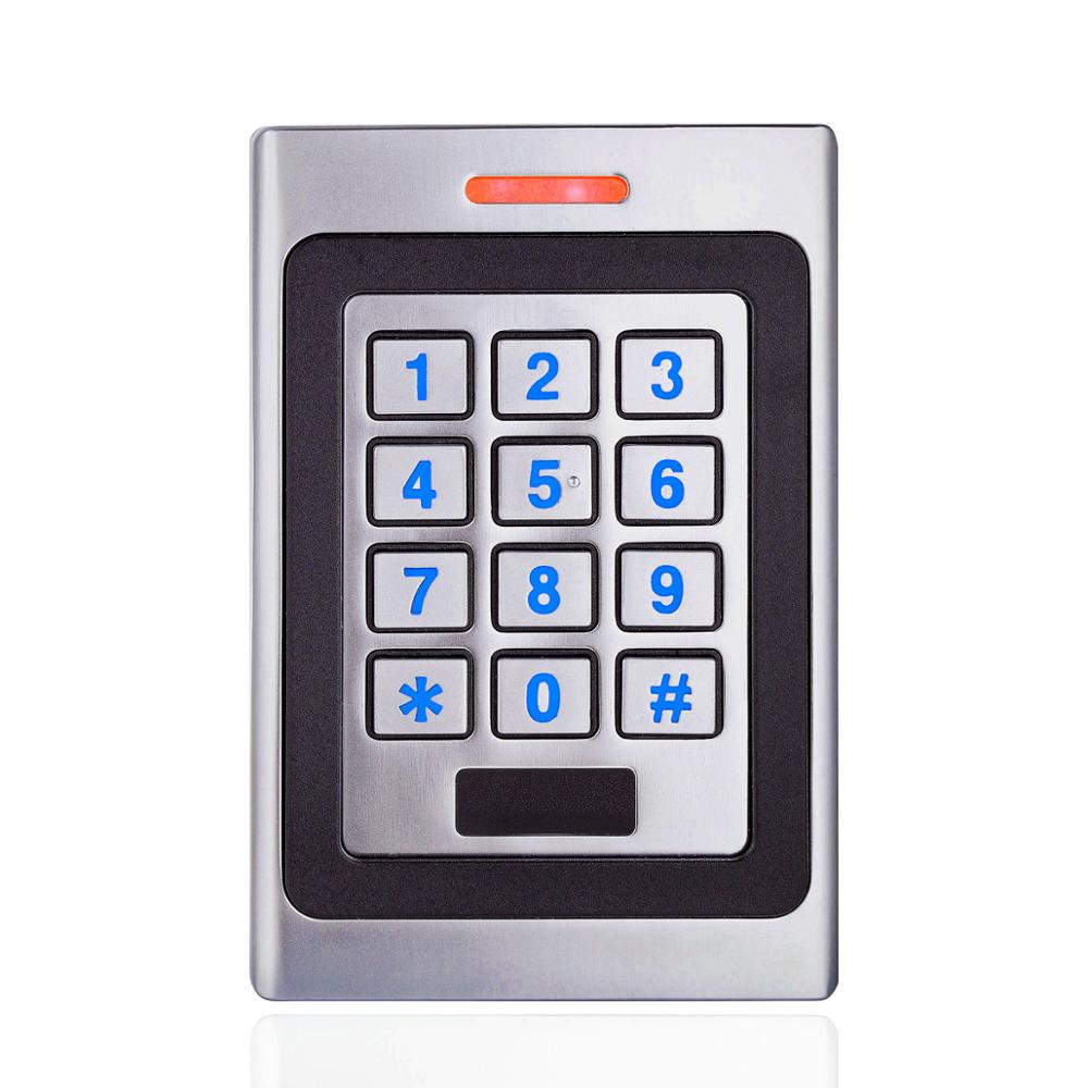 RFID Keypad Access Control System Kit Door Lock 125KHz EM Card IP67 Waterproof Metal Case Security Entry Door Reader Standalone: AC