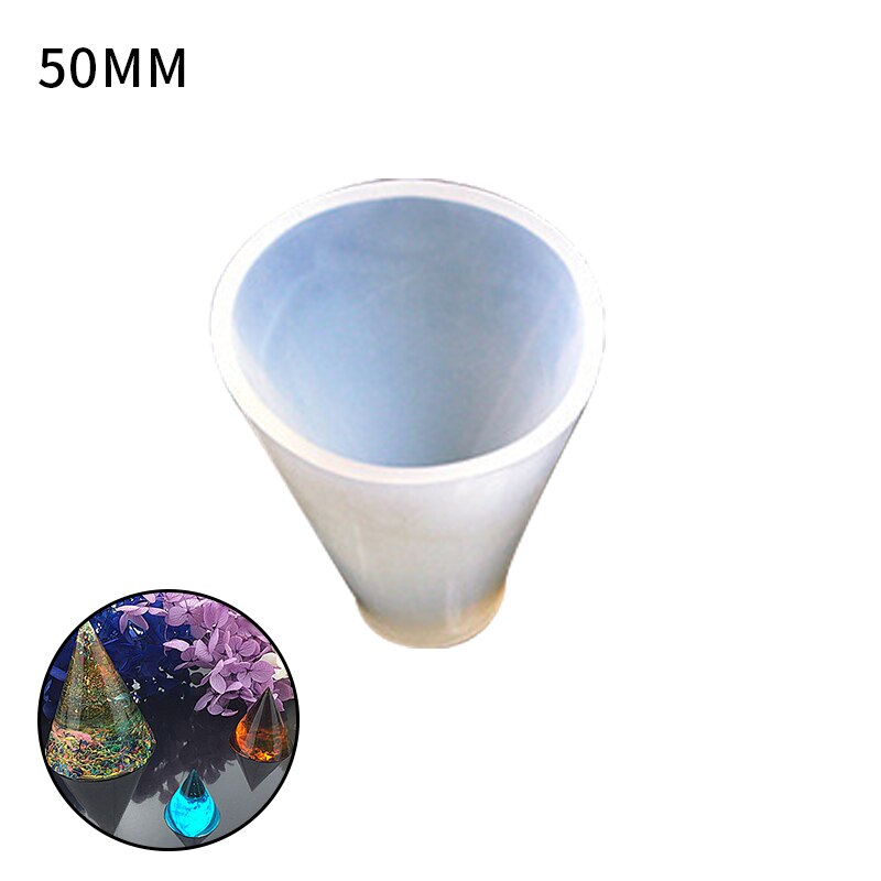 Moldes grandes de resina para hacer joyas DIY orgonita de resina, moldes de silicona herramientas de fabricación: 5cm