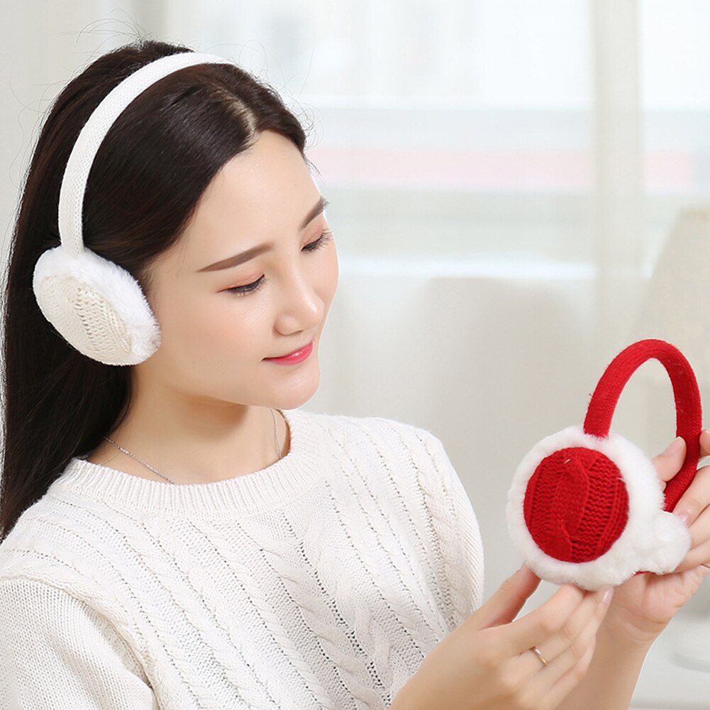 SANWOOD mujer otoño invierno cálido Peluche de punto oreja orejera accesorio calentador diademas orejeras auriculares para chicas