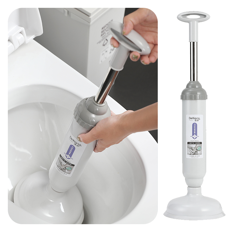 Desatascador de inodoro, Desatascador con ventosa, Desatascador, productos de baño, DF50XP: Grey