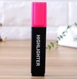 Mazaki fluorescencyjne kolorowy znacznik tekst separator niewidzialny atrament szkoła papiernicze biurowe: Czerwony