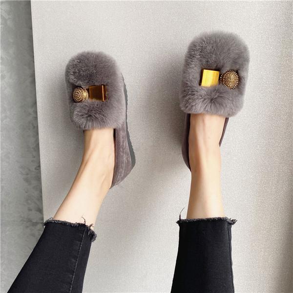 Sko kvinde lejligheder kvinder rund tå blød slip-on lav mund efterår kvinders mokkasiner afslappet kvindelige sneakers kjole slip on stor: 3 / 39