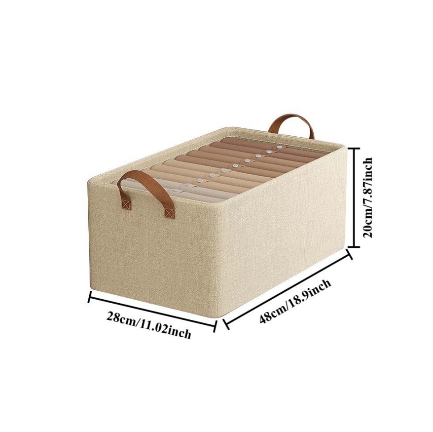 Transparent Storage Box with Steel Frame Organizer... – Vicedeal