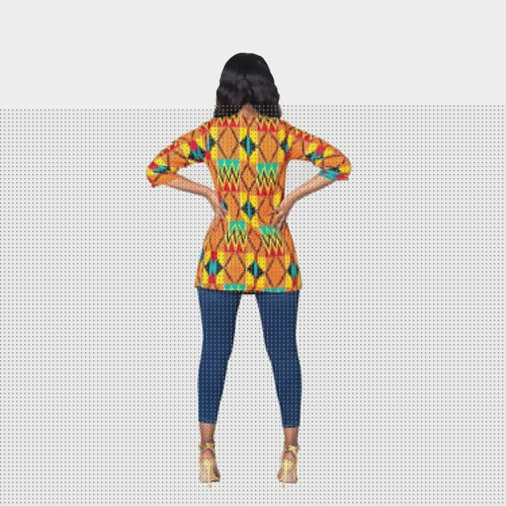 Afrika Hemd Kleid für Frau Wachs Geometrie Gedruckt Straße Slipt Sommer Afrikanische Spitzen für Büro Dame Afrika Bazin Dashiki Kleidung