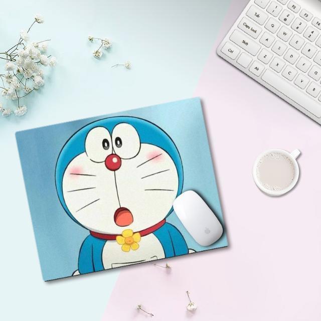 Kawaii podkładka pod mysz śliczne podkładka pod mysz Kawaii podkładka na biurko do gier biurko maty Gamer okrągły kwadrat Deskpad dla Office Home komputer stancjonarny: 260x210x3mm 18