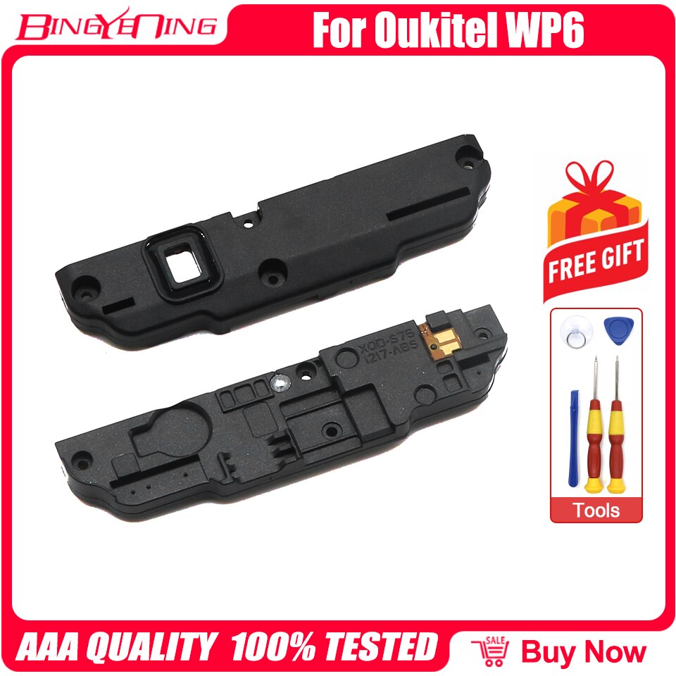 BingYeNing Original For Oukitel WP6 WP7 Loud Speaker Oukitel WP8 Pro Loud Speaker Buzzer Ringer Horn Part Accessories: For WP6 Black
