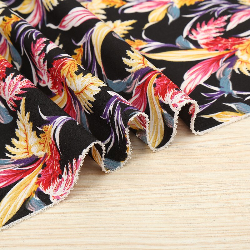 Printed Polyester Fabric Crepe Women's Fabric Crepe Fabric Chiffon Fabric Floral Printed Chiff
