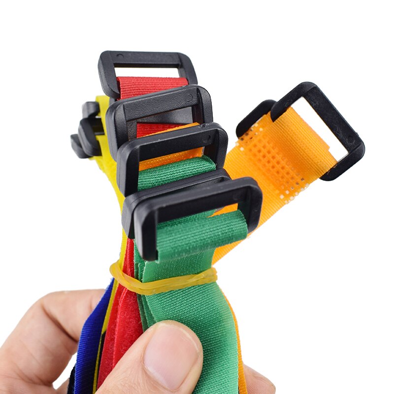 5pcs Bicycle Handlebar Strap Holder Cycling Flashlight Tie Rope Bandages Universal Nylon Sticky Tie Fixed Items Bike accessories