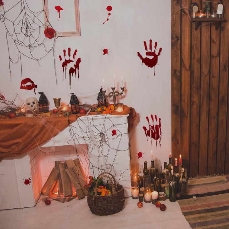 Gorąco!!! Halloween DIY czaszka naklejki na toaletę wodoodporna zdejmowana skórka i kij łazienka naklejki ścienne akcesoria robić dekoracji domu