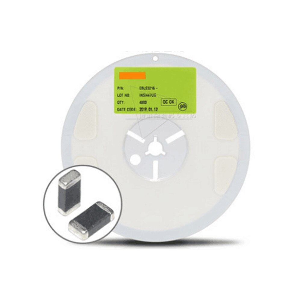 50 Stks/zak Multilayer Chip Inductor 1206 1UH 2.2UH 3.3UH 4.7UH 10UH 22UH 47UH 100UH Smd Spoel 3216