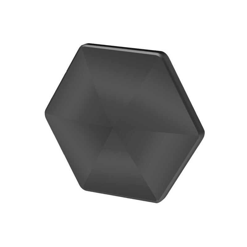 Bureau Speelgoed Filp Kinetische Skil Roterende Pocket Speelgoed Fidget Spinner Kinderen Volwassen Stress Relief Speelgoed: Hexagon black