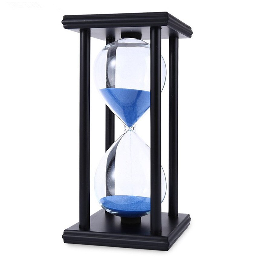 Wooden Sandglass Sand Hourglass 45/60 Minute 20.5*10*10 Countdown Timer Clock Xmas Birthday Home Decoration Reloj De Arena