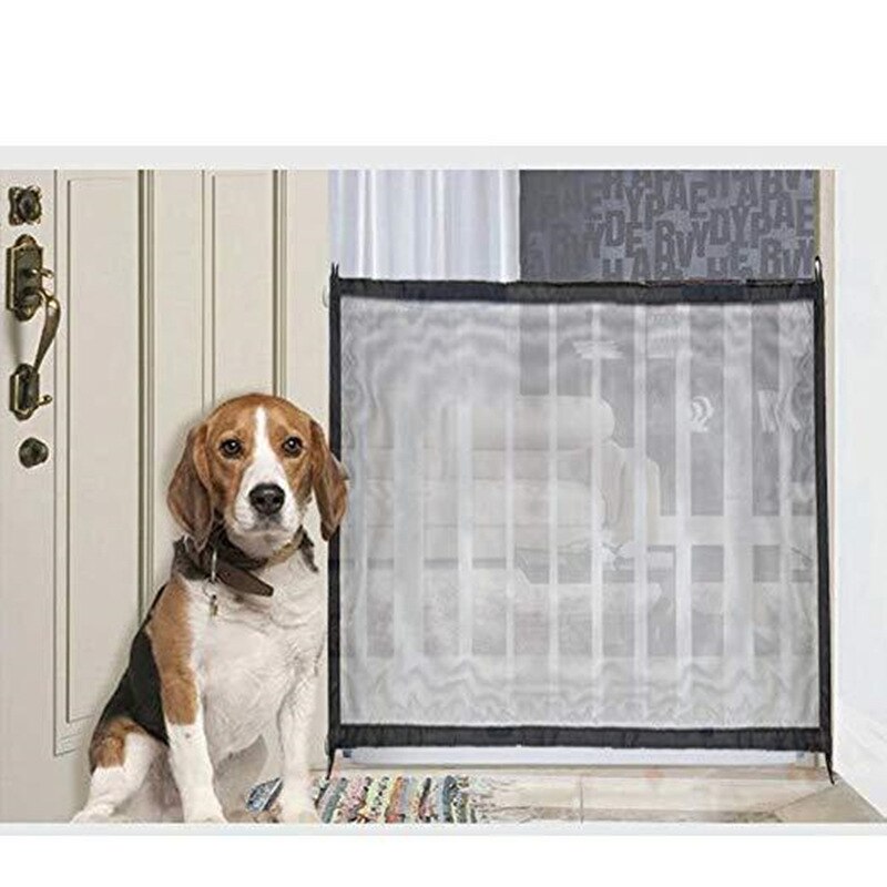 Pet Supplies Dog Isolation Net Portable Foldable Pet Isolation Fence Dog Barrier Protective Fence Dog Fence Gate Safety Door